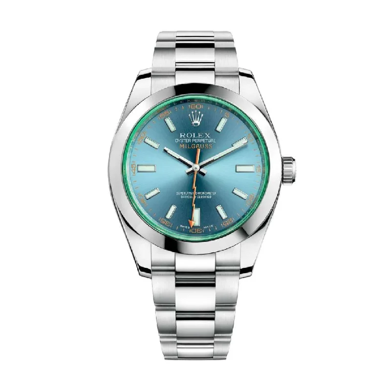 Craftsmanship Meets Luxury with Rolex Watches –Rolex Milgauss 40mm - Ref: 116400gv-0002 - Blue Dial, Stainless Steel Oyster Bracelet Watch