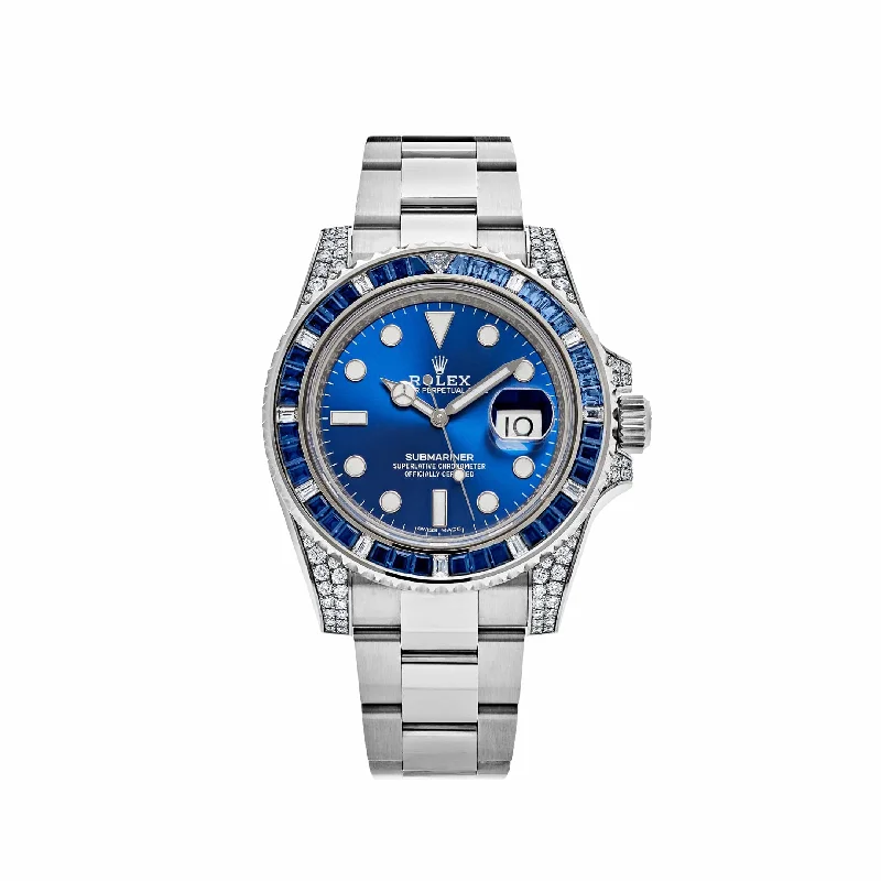 Explore Premium Rolex Watches –Rolex Submariner Date 116659SABR White Gold Blue Dial Sapphire Diamond Bezel (2019)