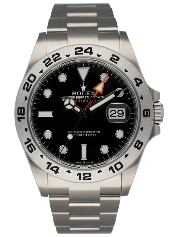 Rolex Watches for Collectors and Connoisseurs –Rolex Explorer II 226570 Mens Watch Box Papers