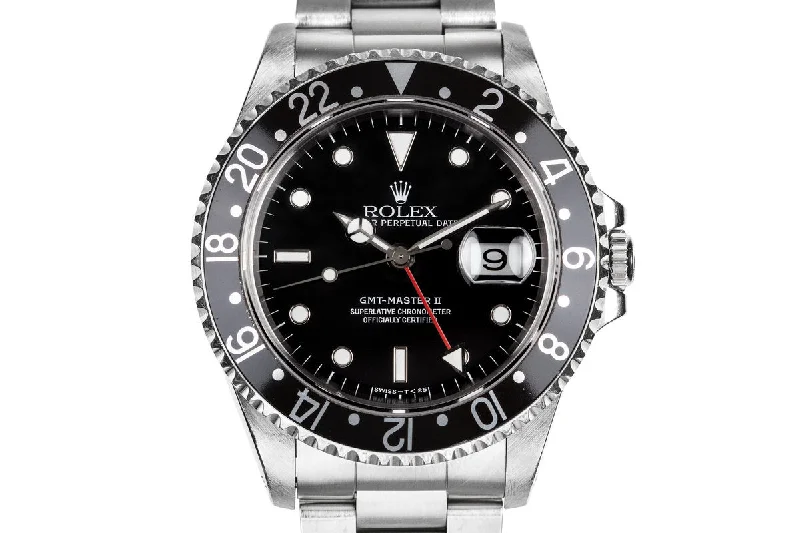 Rolex Watches – The Luxury You Deserve –1995 Rolex GMT-Master II 16710 with Black Bezel Insert