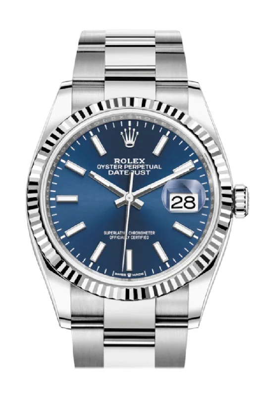 Rolex Watches: For Those Who Demand Excellence –Rolex Datejust 36 Blue Dial Automatic Watch 126234