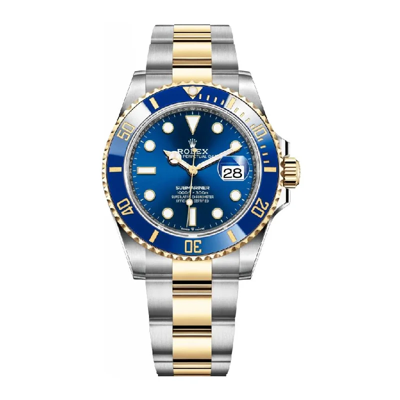 Rolex Watches for the Most Discerning –Rolex Submariner Date 41mm - Ref: 126613lb-0002 - Blue Dial, Two Tone Stainless Steel & 18K Yellow Gold Oyster Bracelet Watch