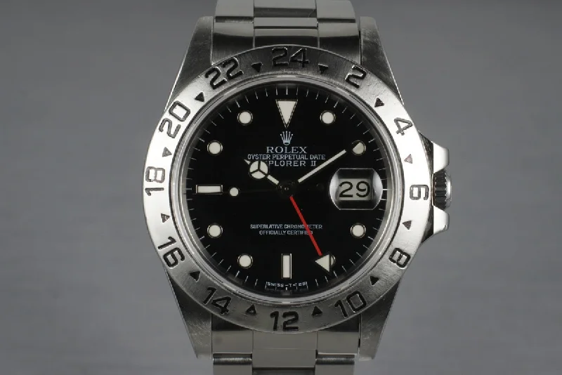 Find Iconic Rolex Models for Any Style –1984 Rolex Explorer II 16550 Black Dial