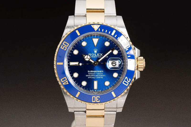 Rolex Watches: For a Life Well Lived –2021 Rolex Blue Dial Submariner 18k/St Model 126613LB Box, Card, Booklets & Hangtags