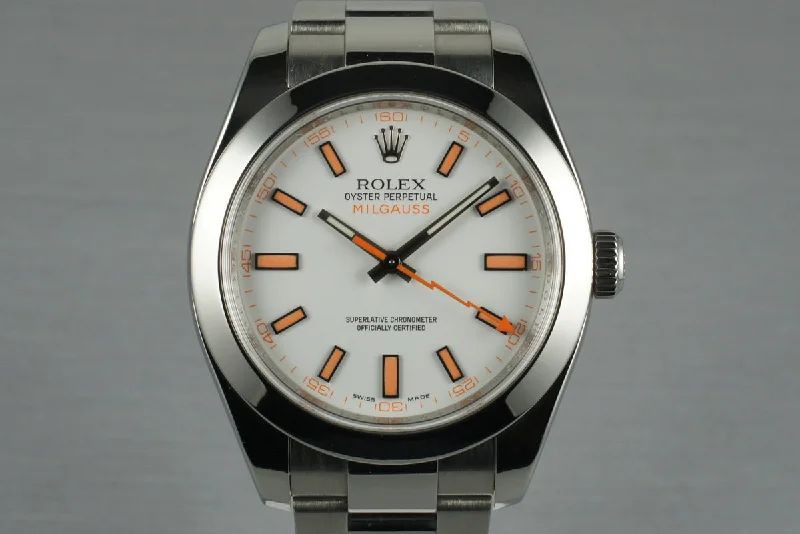 Rolex Watches: A Masterpiece of Design –2009 Rolex Milgauss 116400 with Box and Papers