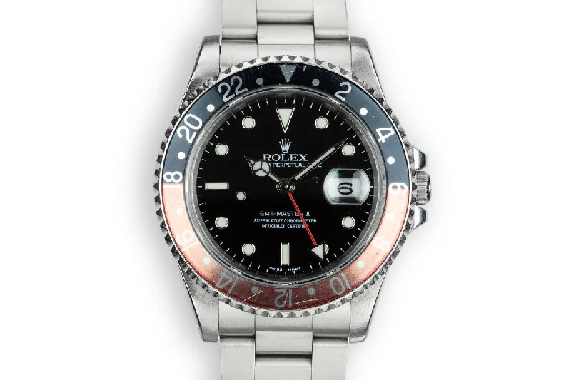 Shop Rolex Watches for Precision and Style –1990 Rolex GMT-Master II 16710 "Coke"