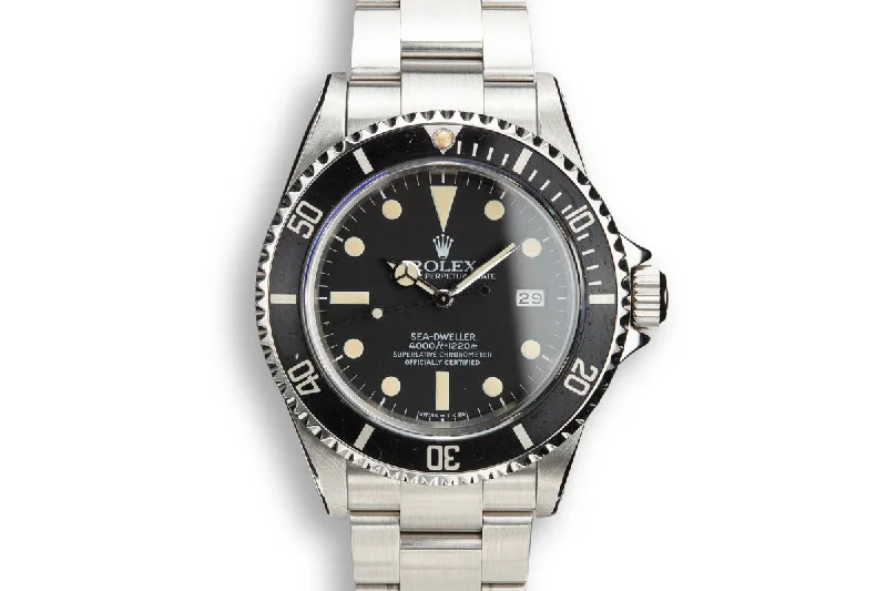 Rolex Watches: Where Innovation Meets Tradition –1982 Rolex Sea-Dweller 16660 Matte Dial with Rolex Service Papers