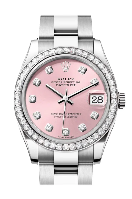 Luxury Rolex Timepieces for Every Collector –Rolex Datejust 31 Pink Diamond Dial Ladies Watch 278384RBR 278384RBR-0035