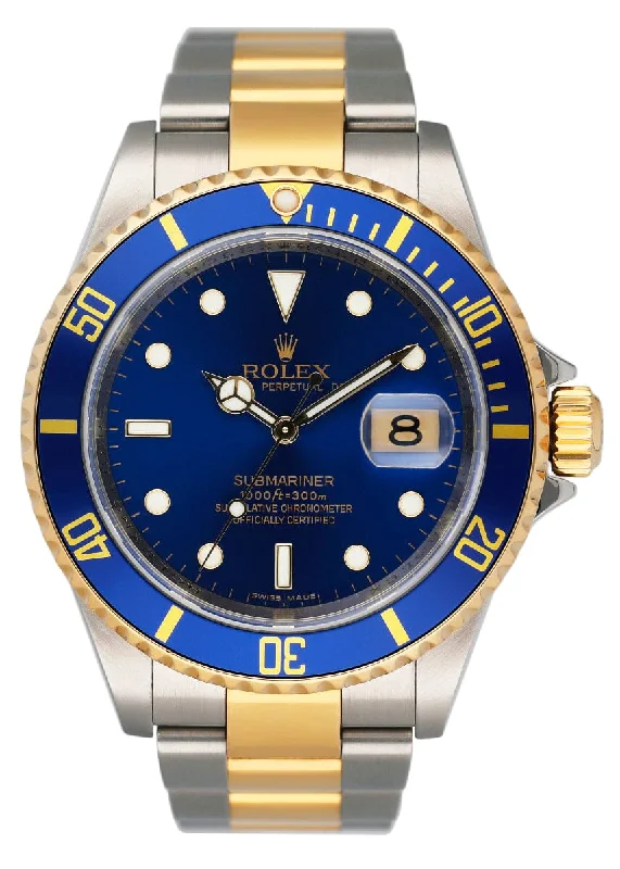 Exquisite Rolex Watches for the Modern Gentleman –Rolex Submariner Date 16613T Blue Dial Mens Watch