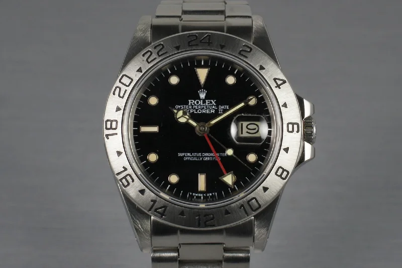 Rolex Watches: The Ultimate Symbol of Luxury –1984 Rolex Explorer II 16550 with Box and Papers