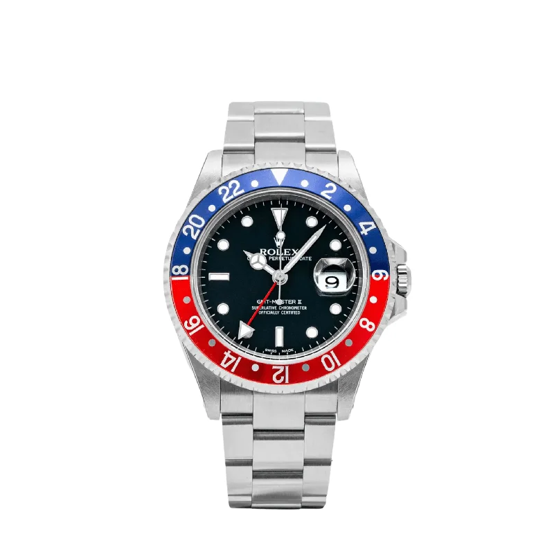 Rolex Watches: Where Craftsmanship Meets Luxury –Rolex GMT-Master II 16710 'Pepsi' Stainless Steel Black Dial