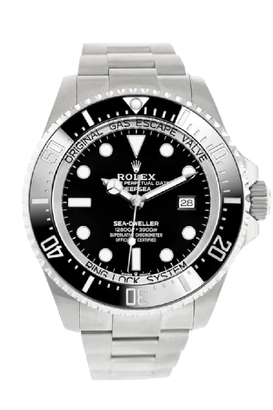 Discover the Best Rolex Timepieces Online –Rolex Sea-Dweller Deepsea 44 Black Dial Automatic Men's Stainless Steel Oyster Watch 126660