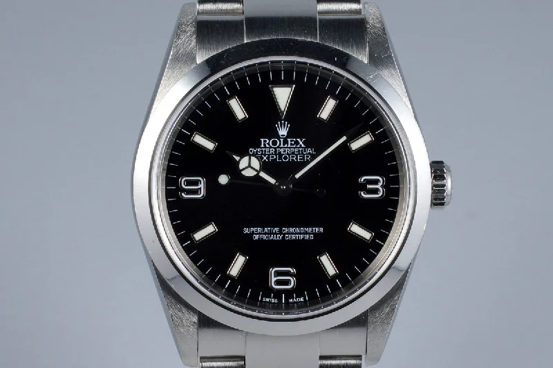 Rolex Watches: For the True Watch Enthusiast –2001 Rolex Explorer 114270