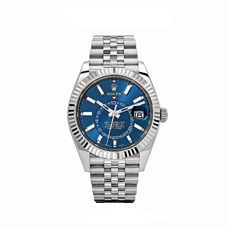 Rolex Watches: For the Discerning Collector –Rolex Sky-Dweller 326934 Stainless Steel Blue Dial Jubilee (2021)