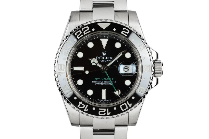 Find the Rolex Watch You've Been Searching For –2007 Rolex GMT-Master II 116710N with Box and Papers