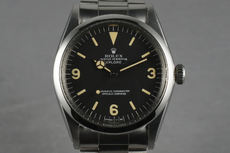 Timeless Rolex Watches Available Now –Rolex Explorer 1 1016 with creamy matte dial