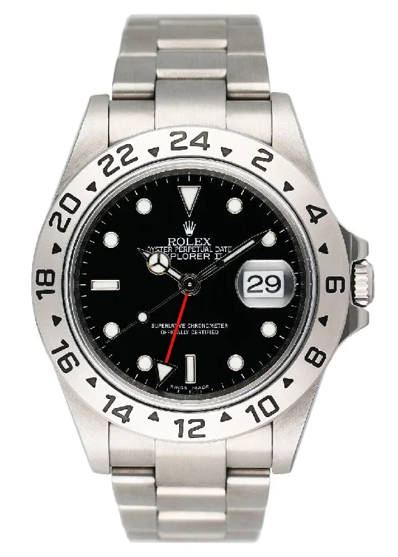 Rolex Watches: The Ultimate Symbol of Luxury –Rolex Explorer II 16570 Black Dial Mens Watch Box Papers