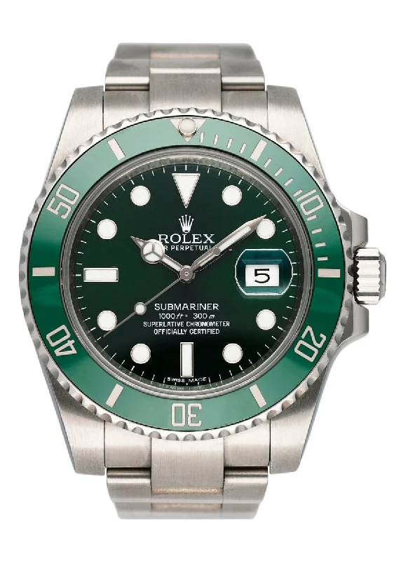 Discover the Best Rolex Timepieces Online –Rolex Submariner Date "Hulk" 116610LV Mens Watch Box Papers