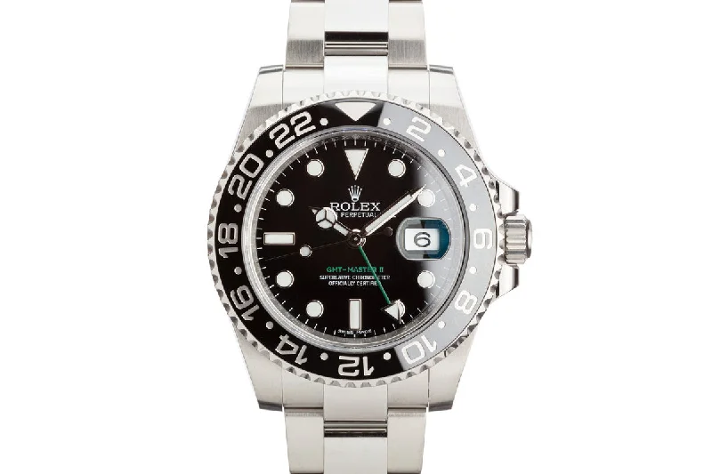 Rolex Watches: For the Discerning Collector –2016 Rolex GMT-Master II 116710LN Black Bezel with Box and Card