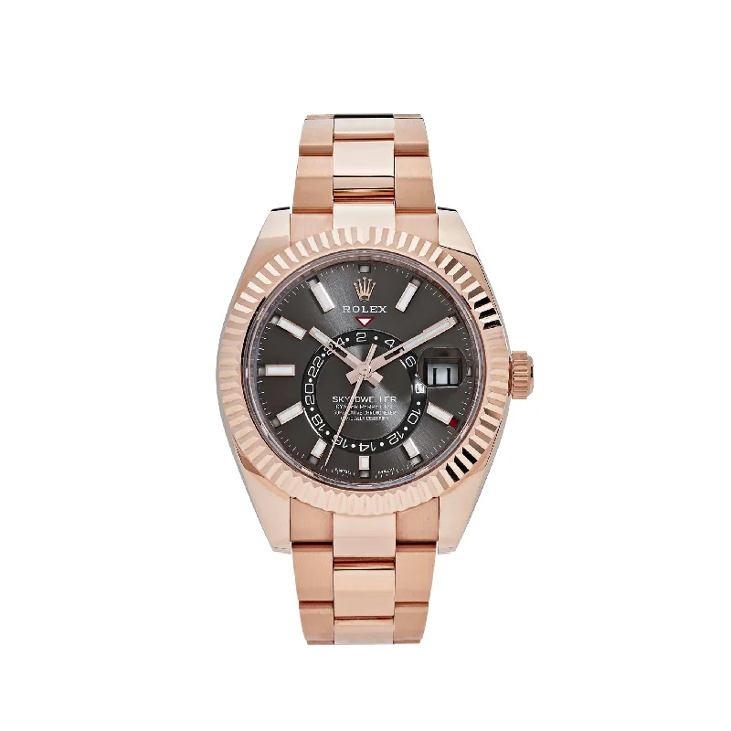 Find the Rolex Watch You've Always Wanted –Rolex Sky-Dweller 336935 Rose Gold Rhodium Slate Grey Dial (2024)