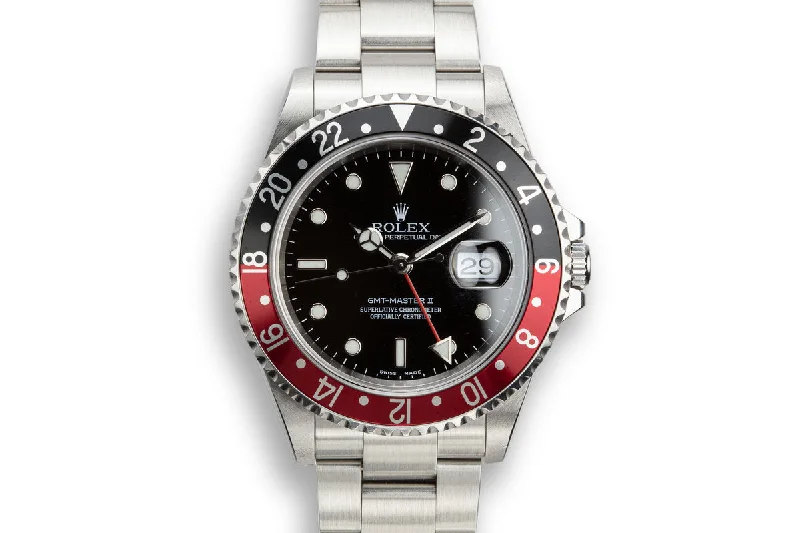 Find the Rolex Watch of Your Dreams –2005 Rolex GMT-Master II 16710 "Coke" with Box and Papers