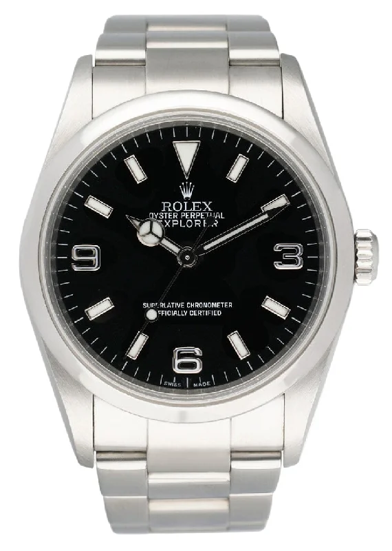 Rolex Watches: A Masterpiece of Design –Rolex Explorer 114270 Engraved Mens Watch