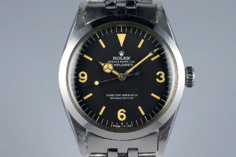 Find Your Dream Rolex Watch Today –1967 Rolex Explorer 1 1016 with Box and Punched Papers