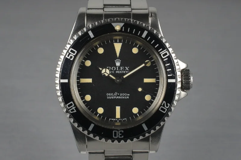 Rolex Watches: The Mark of True Craftsmanship –1970 Rolex Submariner 5513 with Box and Papers