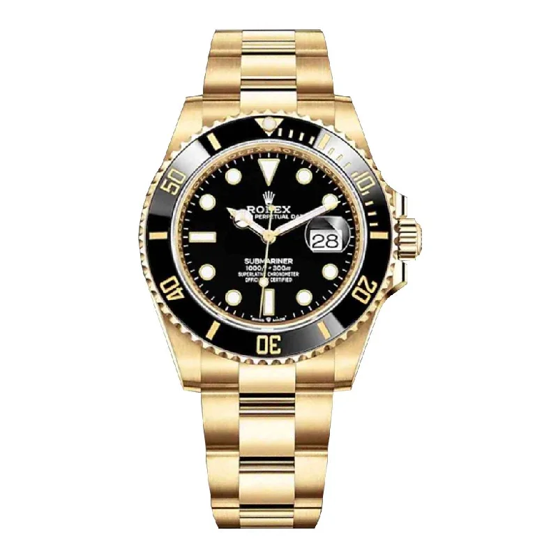 Discover Rolex's Iconic Watch Collections –Rolex Submariner Date 41mm - Ref: 126618ln-0002 - Black Dial, 18K Yellow Gold Oyster Bracelet Watch