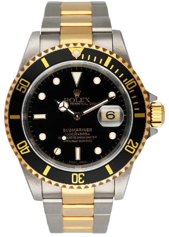 Rolex Watches: Unmatched Luxury & Craftsmanship –Rolex Submariner Date 16613 Black Dial Mens Watch