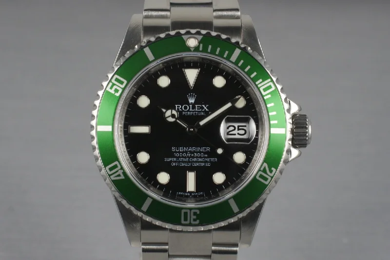 Rolex Watches: A Timeless Investment –2009 Rolex Submariner 16610V with Box and Papers