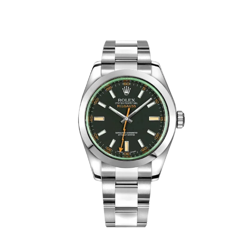 Luxury Rolex Watches for the Elite –Rolex Milgauss 116400GV Stainless Steel Black Dial (2008)