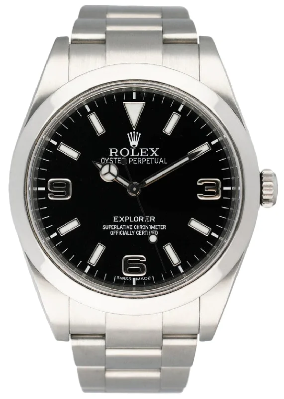 Find Iconic Rolex Models for Any Style –Rolex Explorer 214270 Black Dial Mens Watch