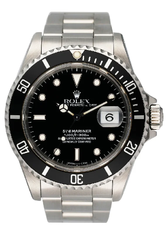 Find the Rolex Watch of Your Dreams –Rolex Submariner Date 16610 Mens Watch Box Papers