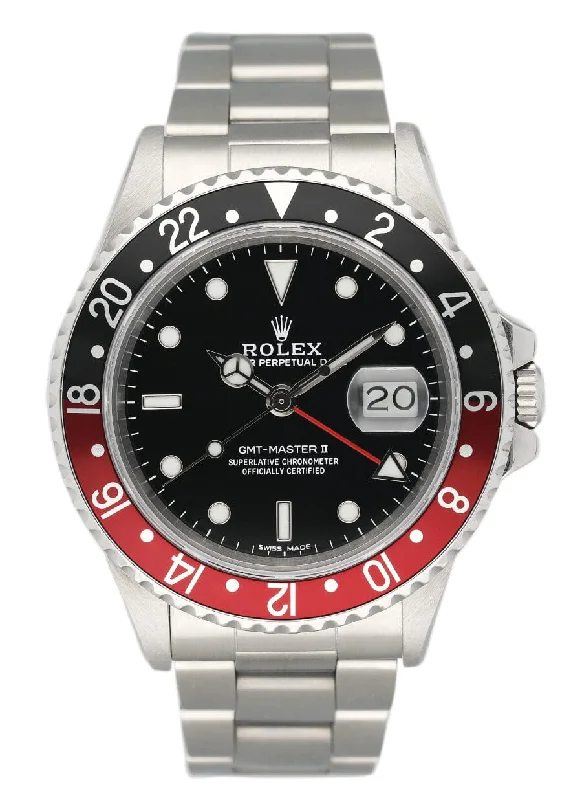 Unleash Your Style with Rolex Watches –Rolex GMT-Master II 16760 "Coke Fat Lady" Mens Watch