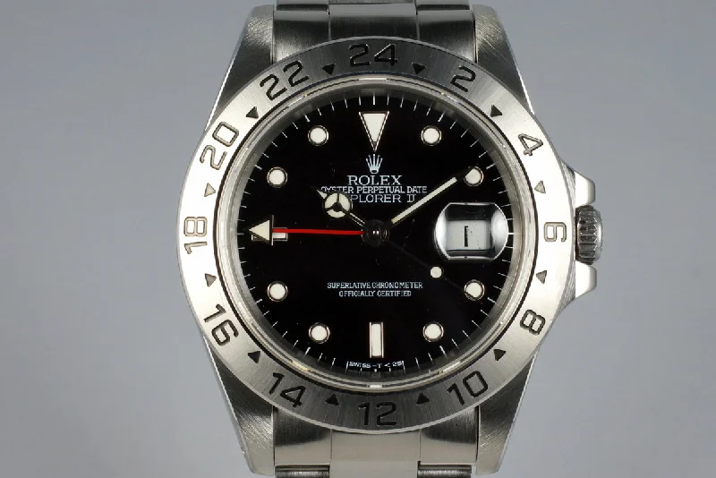 Rolex Watches: Where Innovation Meets Tradition –1995 Rolex Explorer II 16570 Black Dial