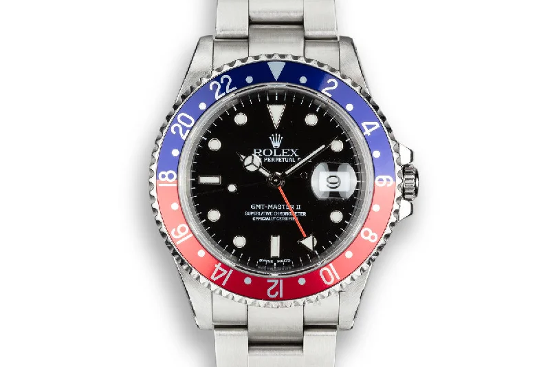 Unveil the Beauty of Rolex Watches –2000 Rolex GMT-Master II 16710 "Pepsi"