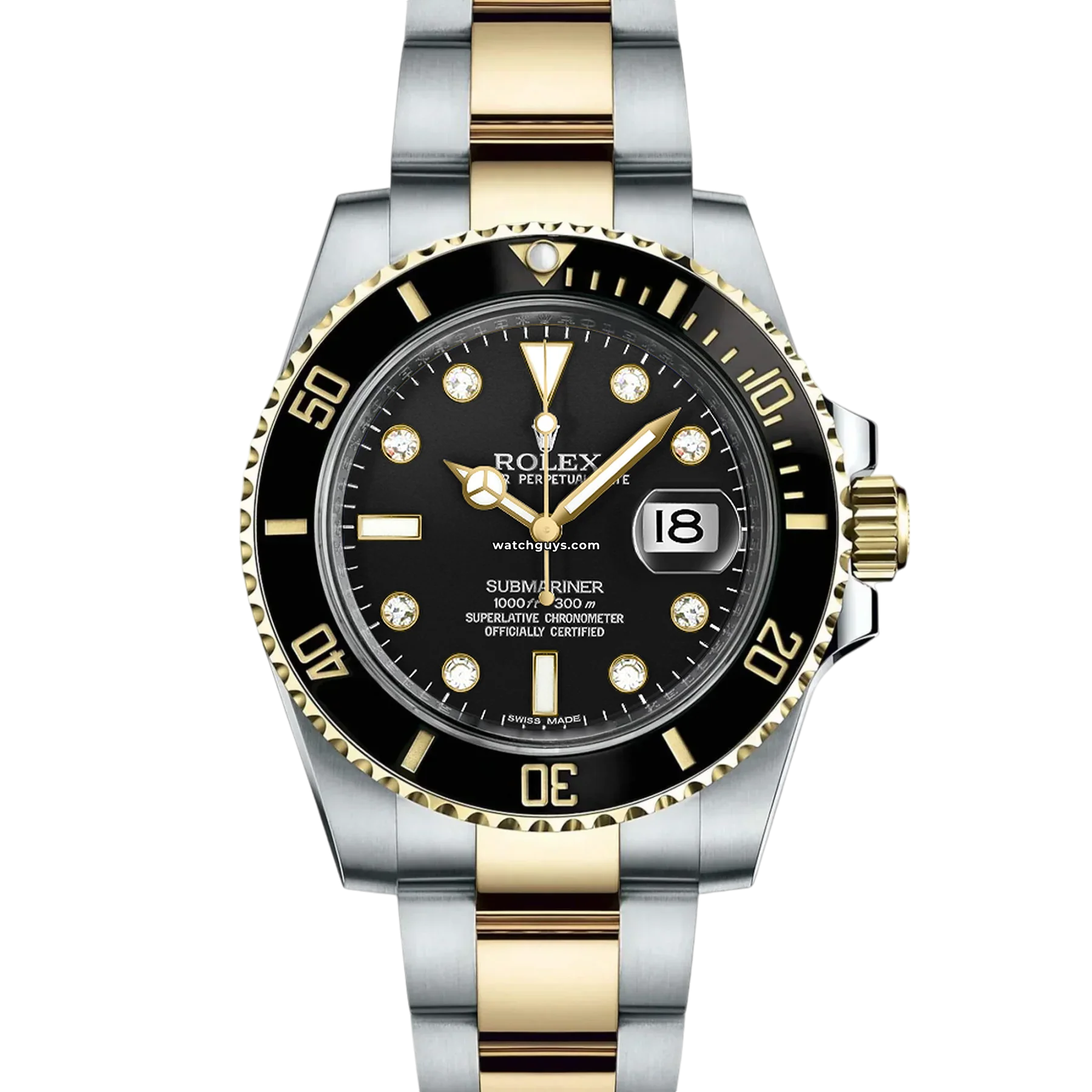 Rolex Watches: A Timeless Investment –Rolex Submariner 116613LN Black Diamond Serti