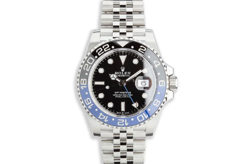 Luxury Rolex Watches to Complete Your Look –2020 Rolex GMT-Master II 126710BLNR "Batman" Box and Card