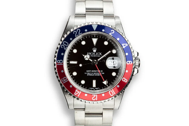 Experience Luxury with Rolex Watches –2000 Rolex GMT-Master II 16710 "Pepsi"