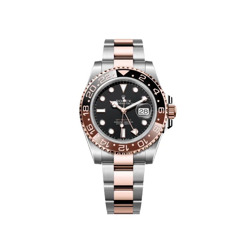 Shop Timeless Rolex Watches Now –Rolex GMT-Master II 126711CHNR 'Root Beer' Rose Gold Stainless Black Dial (2021)