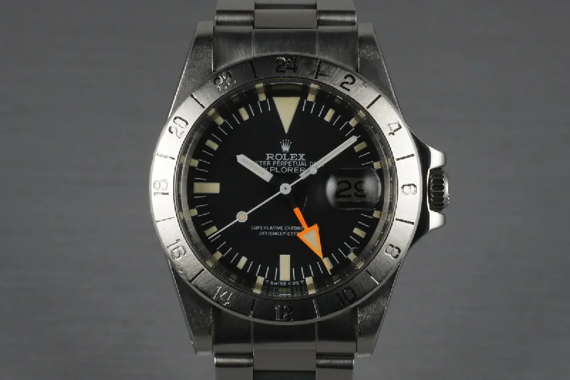 Shop Classic Rolex Models for Timeless Elegance –1979 Rolex Explorer II 1655 with Mark 4 Dial