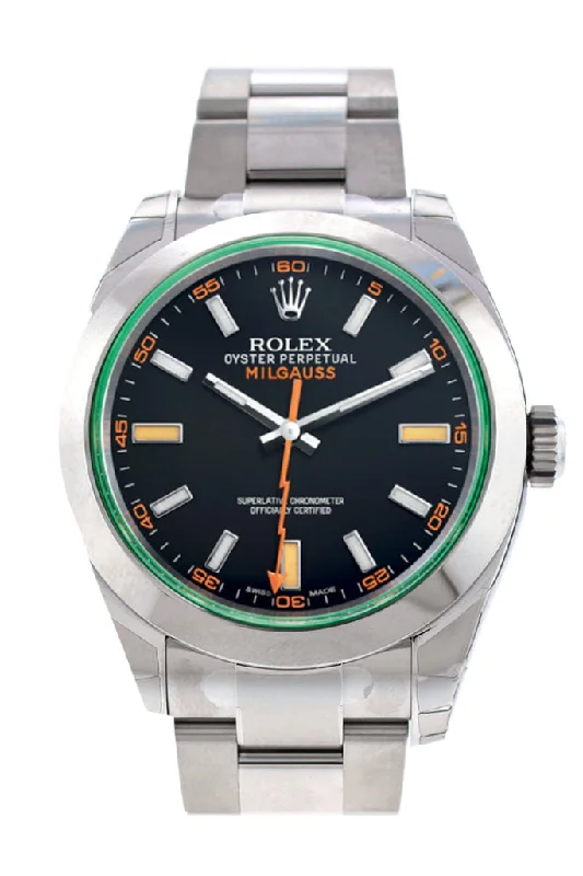 Find Your Signature Rolex Watch –Rolex Milgauss Black Dial Stainless Steel Men's Watch 116400GV DC