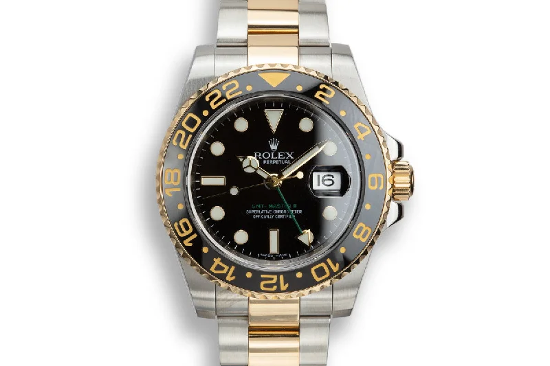 Shop Luxury Rolex Timepieces for Every Style –2007 Rolex Two-Tone GMT-Master II 116713 with Box and Papers