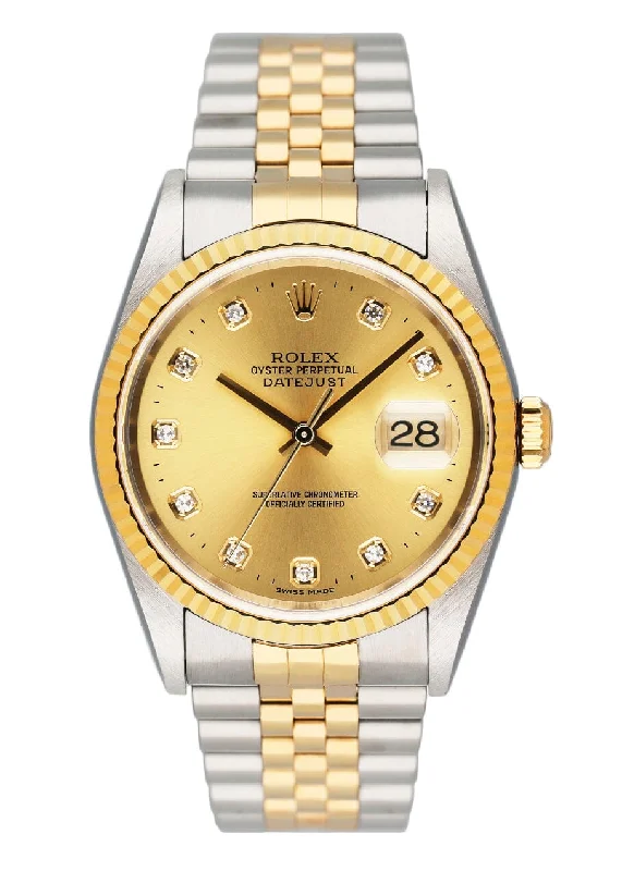 Find Your Perfect Rolex Watch –Rolex Datejust 16233 Diamond Dial Mens Watch