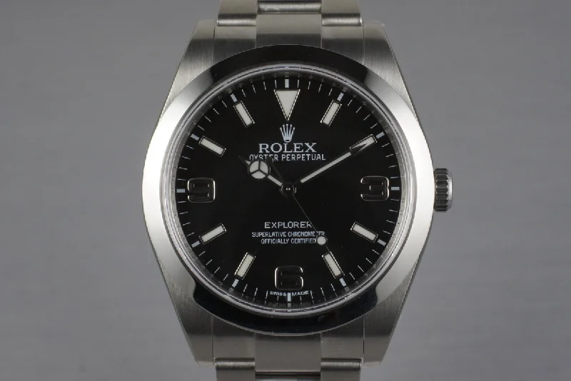 Own a Rolex: The Definition of Luxury –2014 Rolex Explorer 214270 with Box and Papers MINT