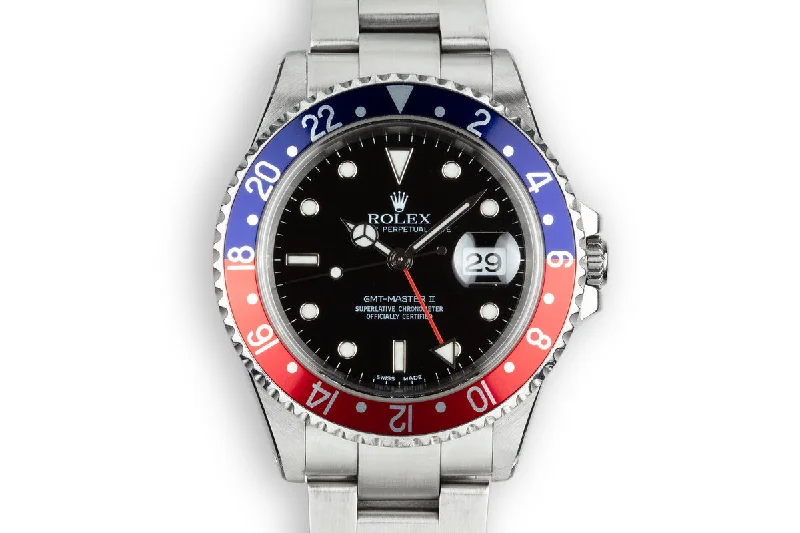 Discover the Iconic Rolex Collection –2002 Rolex GMT-Master II 16710 "Pepsi"