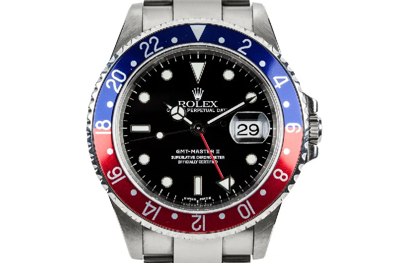 The Legacy of Rolex Watches Continues –2002 Rolex GMT-Master II 16710 with Box and Papers