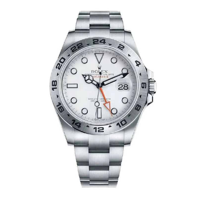 Rolex Watches: For Those Who Demand Excellence –Rolex Explorer II "Polar" 42mm - Ref: 216570-0001 - White Dial, Stainless Steel Oyster Bracelet Women's Watch