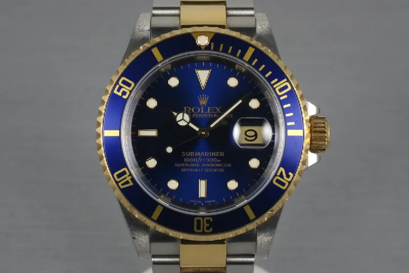 Rolex Watches for the Modern Luxury Seeker –2000 Rolex Two Tone Submariner 16613